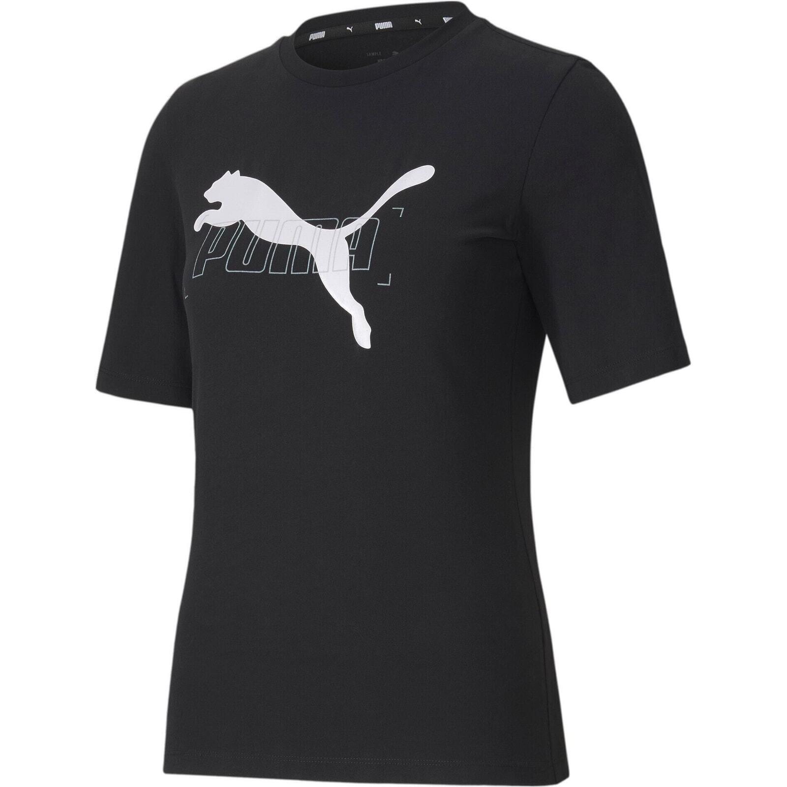 T-shirt Puma Nu-tility T-shirt, Zwart, Dames 4/5
