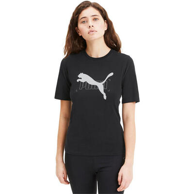 T-shirt puma nu-tility t-shirt. zwart. dames