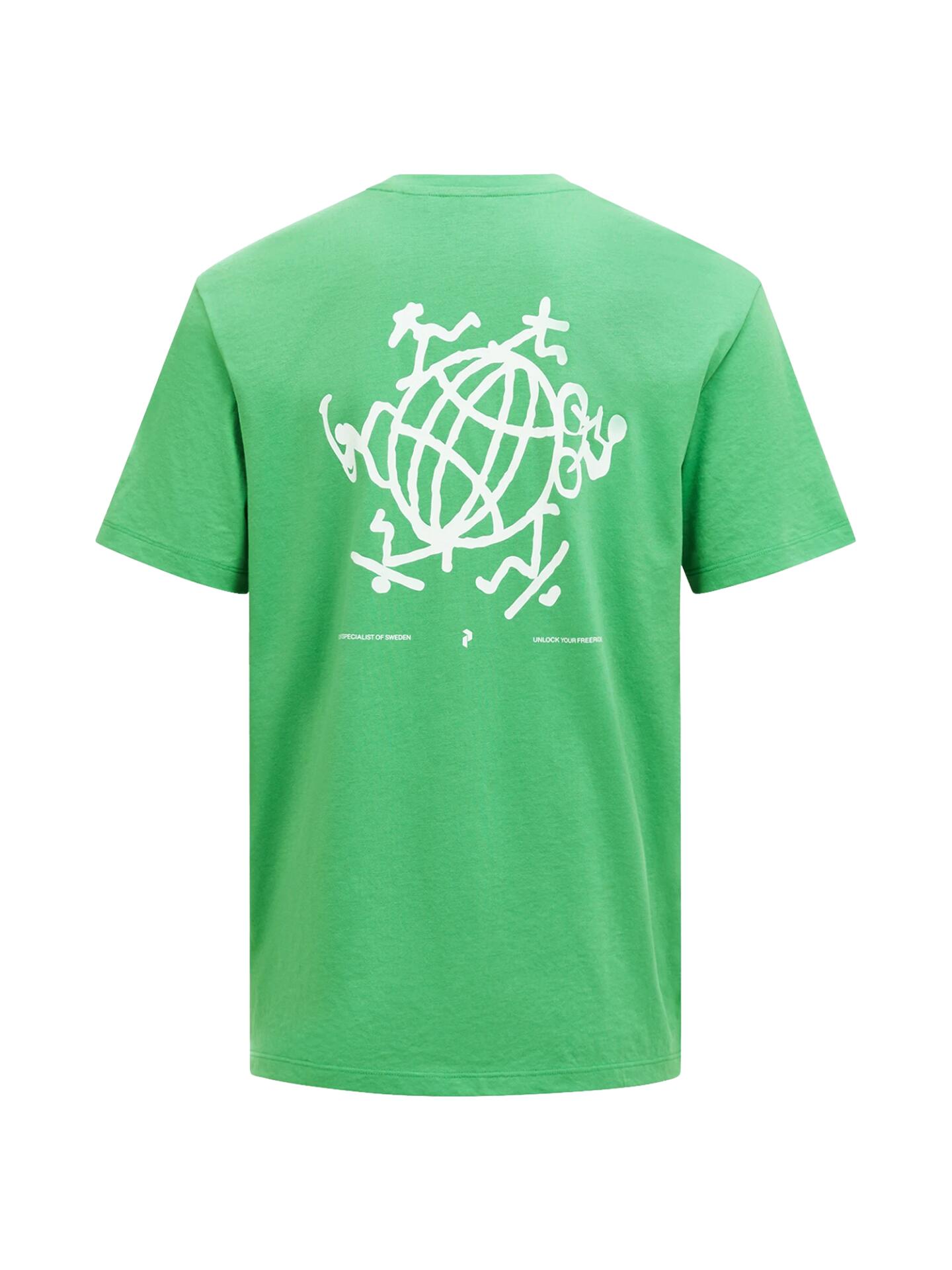 Koszulka Peak Performance męska Explore Graphic Tee zielona - S 4/6