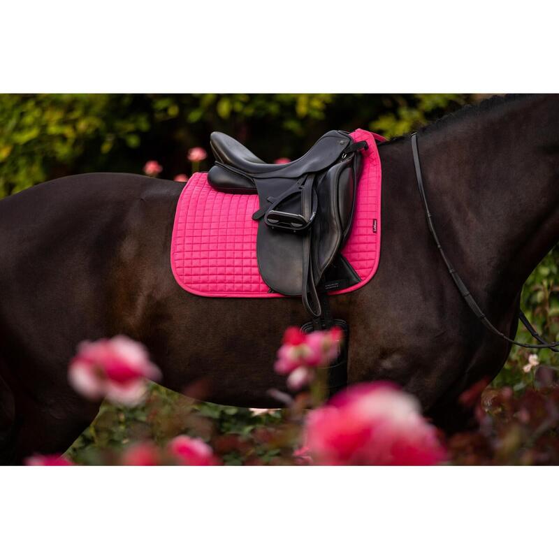 Tapis de Selle Suède Dressage Watermelon taille cheval / full