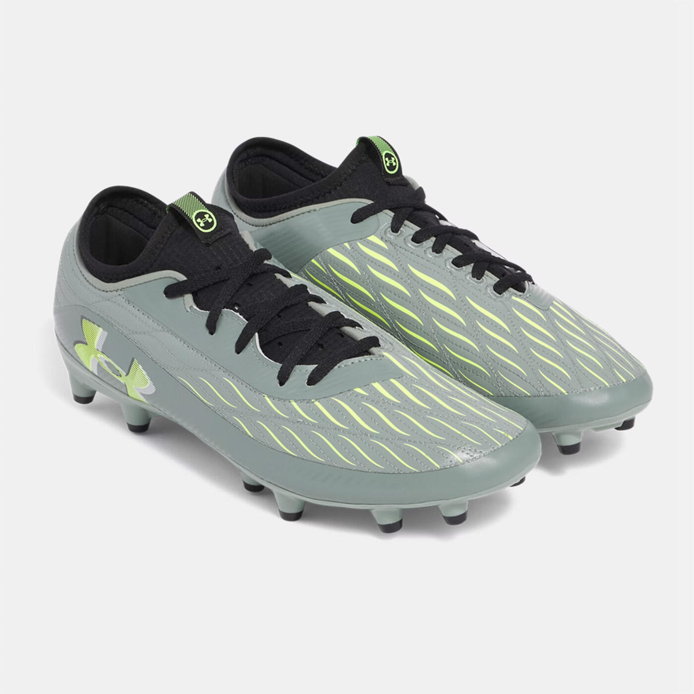 Scarpe da Calcio Under Armour Magnetico Select 4 FG Verde silice 5/5