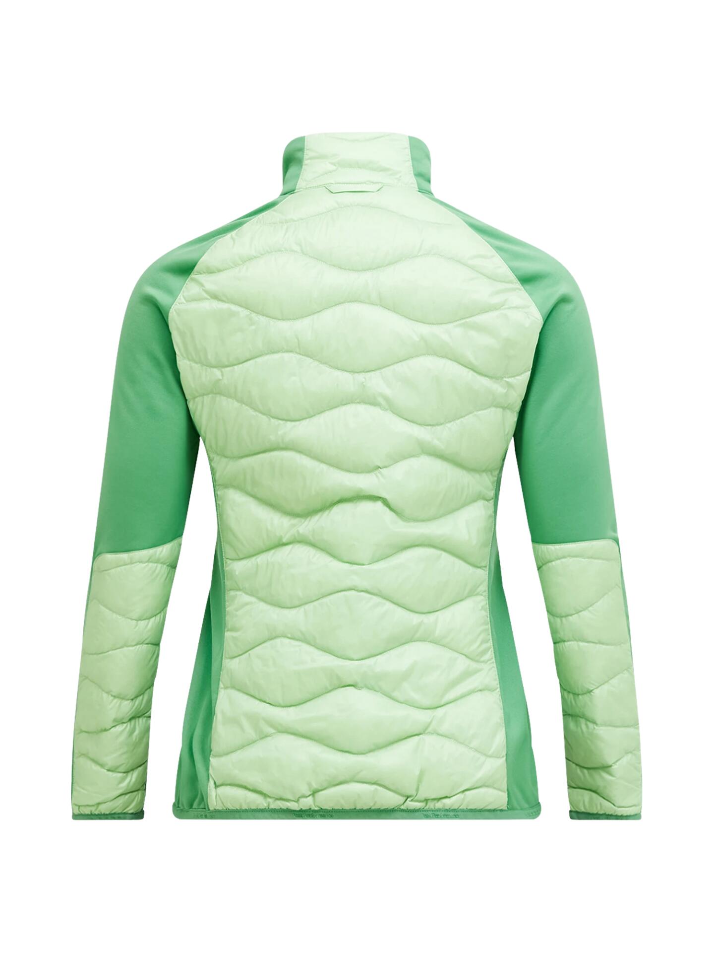 Kurtka Peak Performance puchowa damska Helium Down Hybrid Jacket zielona - L 4/6