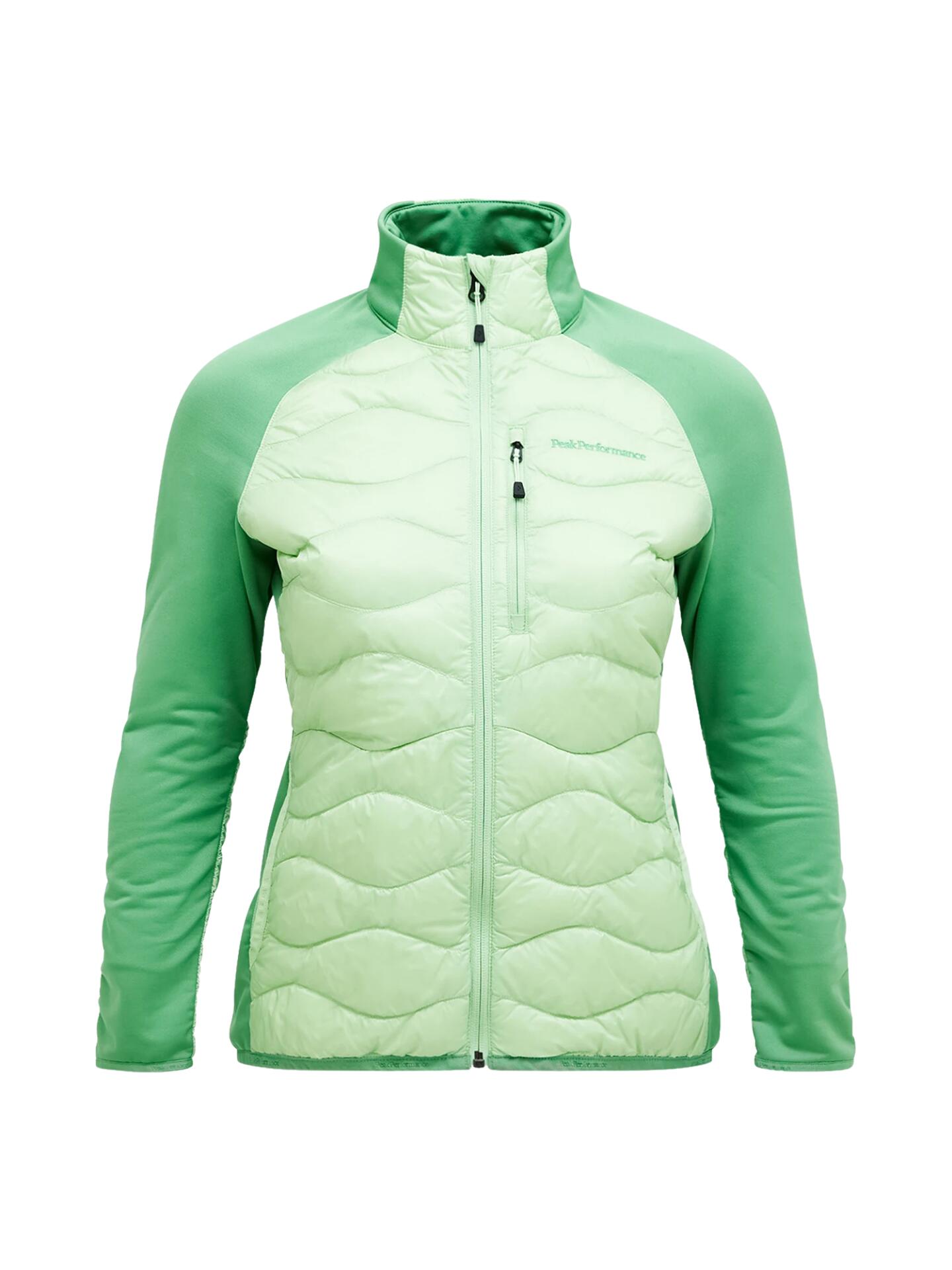 Kurtka Peak Performance puchowa damska Helium Down Hybrid Jacket zielona - L 3/6