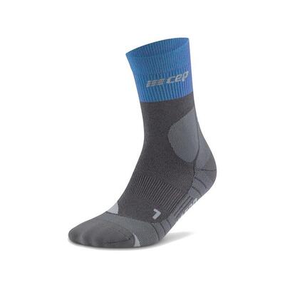 Cep hiking merino mid-cut compressie - blauw - heren