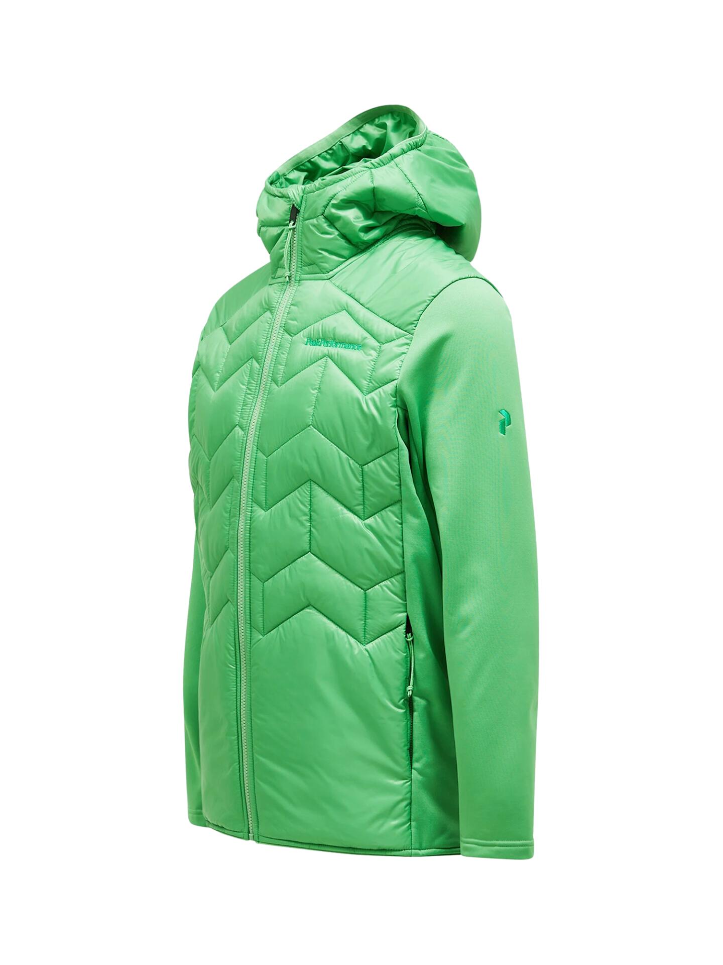 Kurtka Peak Performance męska Elevate Liner Hybrid Hood Jacket zielona - L 5/6