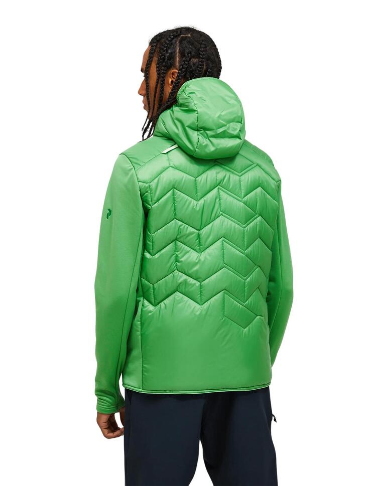 Kurtka Peak Performance męska Elevate Liner Hybrid Hood Jacket zielona - S