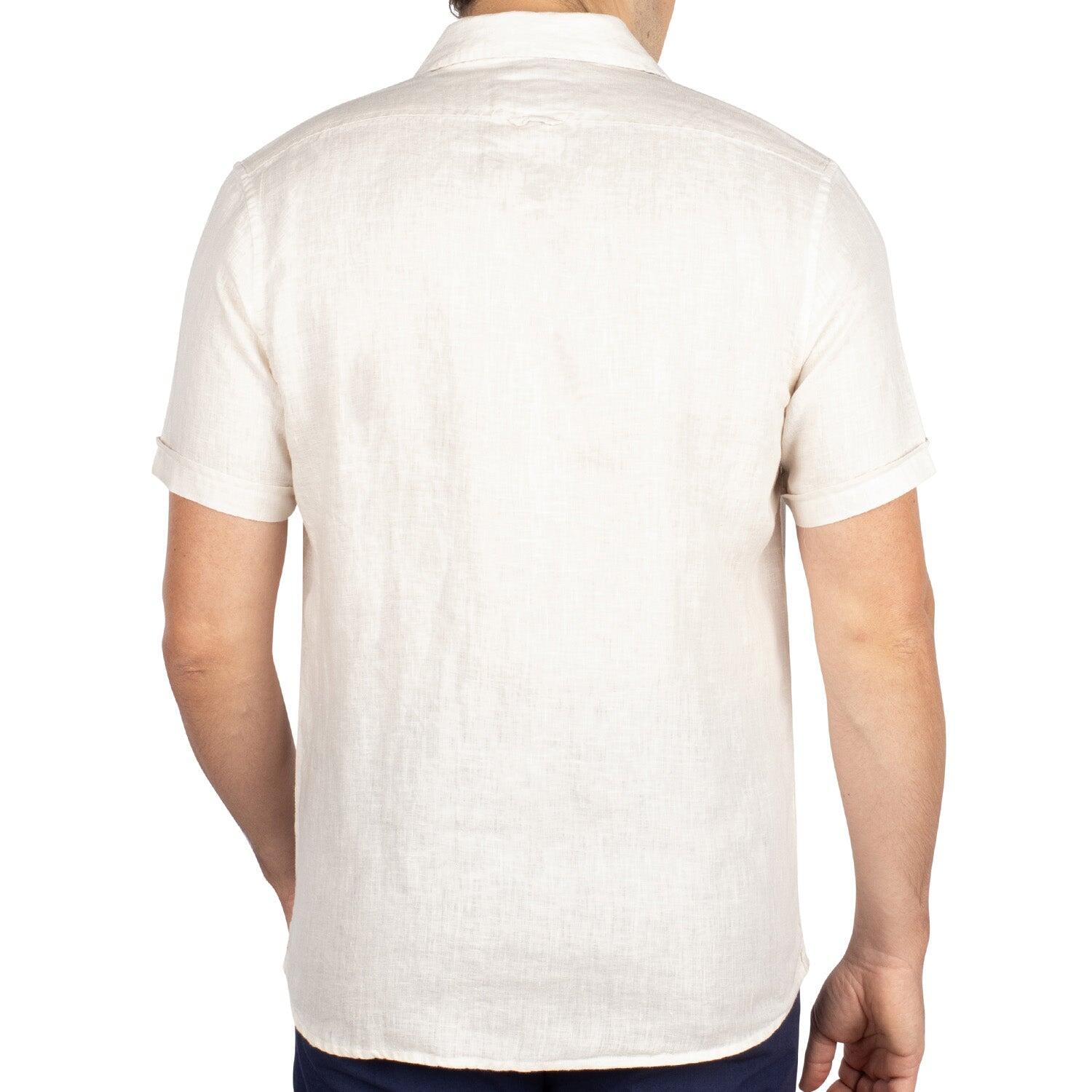 Chemise lin manches courtes homme 2/5