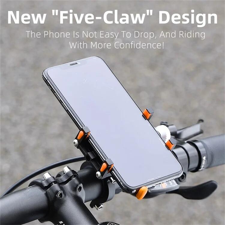 Support de téléphone de guidon de vélo en alliage d'aluminium