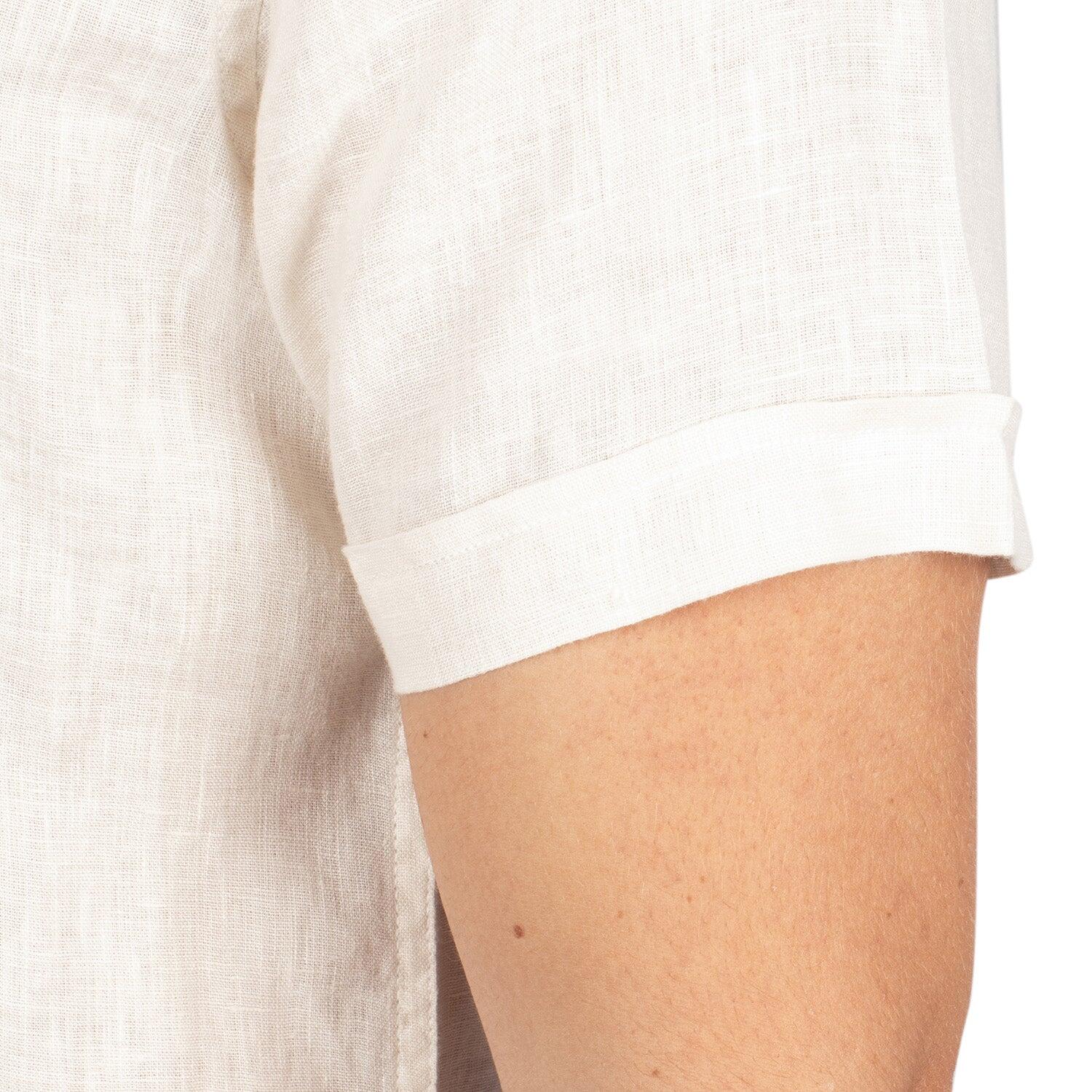 Chemise lin manches courtes homme 4/5