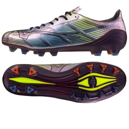 Chaussures de football Mizuno Afla Ii Japan FG jaune 2/4