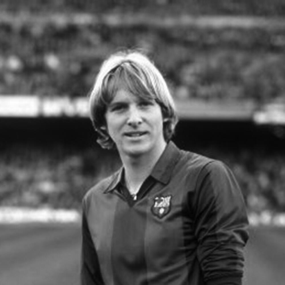 Maillot de football rétro - Homme - FC Barcelona 1980/81 - Bleu/Rouge 3/7