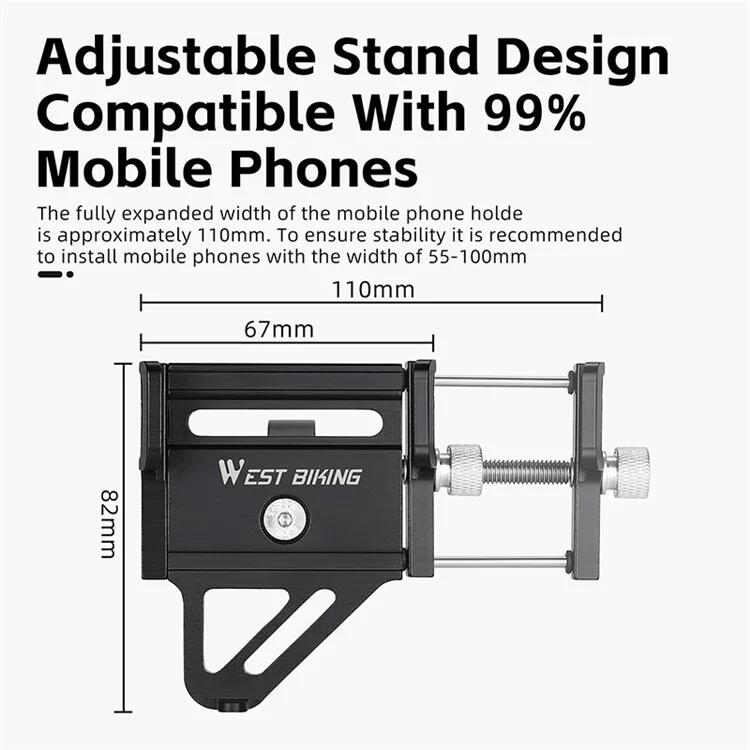 Support de téléphone portable pour véloultra-léger en alliage d'aluminium 5/7