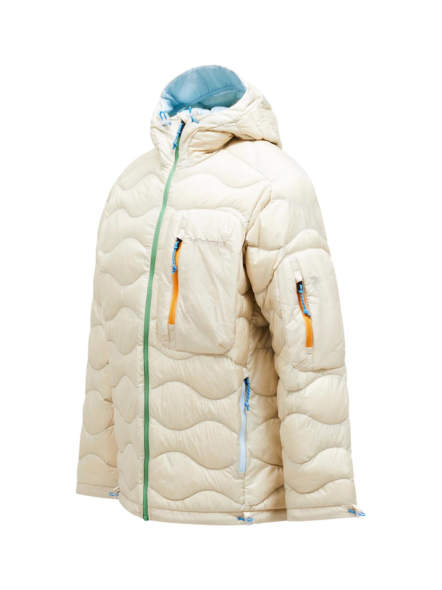 Kurtka Peak Performance puchowa męska Helium Utility Down Hood beżowa - XXL 5/6