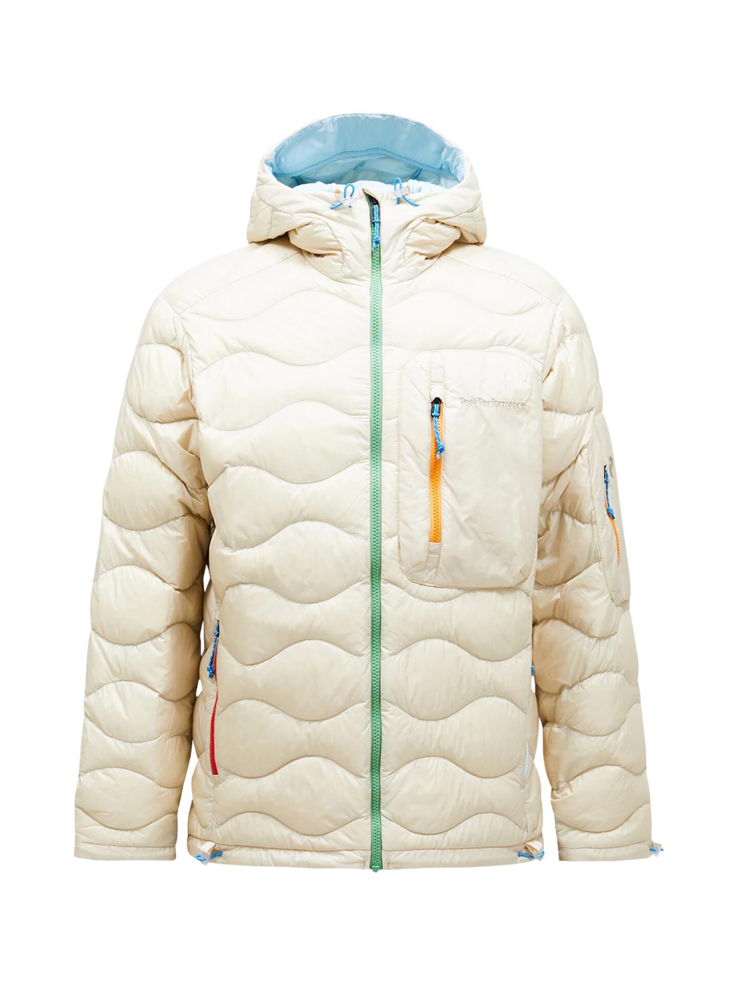 Kurtka Peak Performance puchowa męska Helium Utility Down Hood beżowa - XXL 3/6