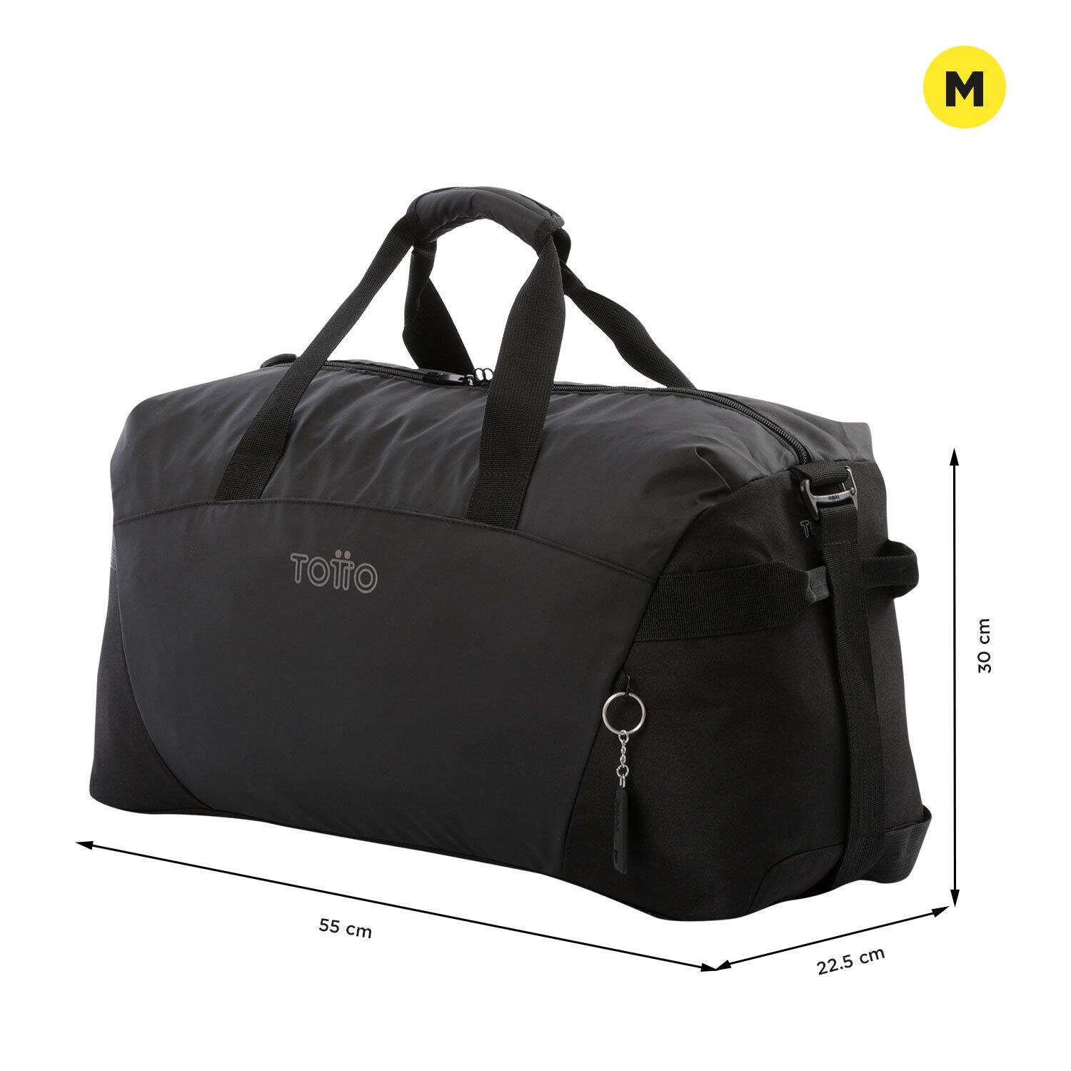 Totto  Bolsa Active Pro M - Deep Black Negro Mediano 4/5
