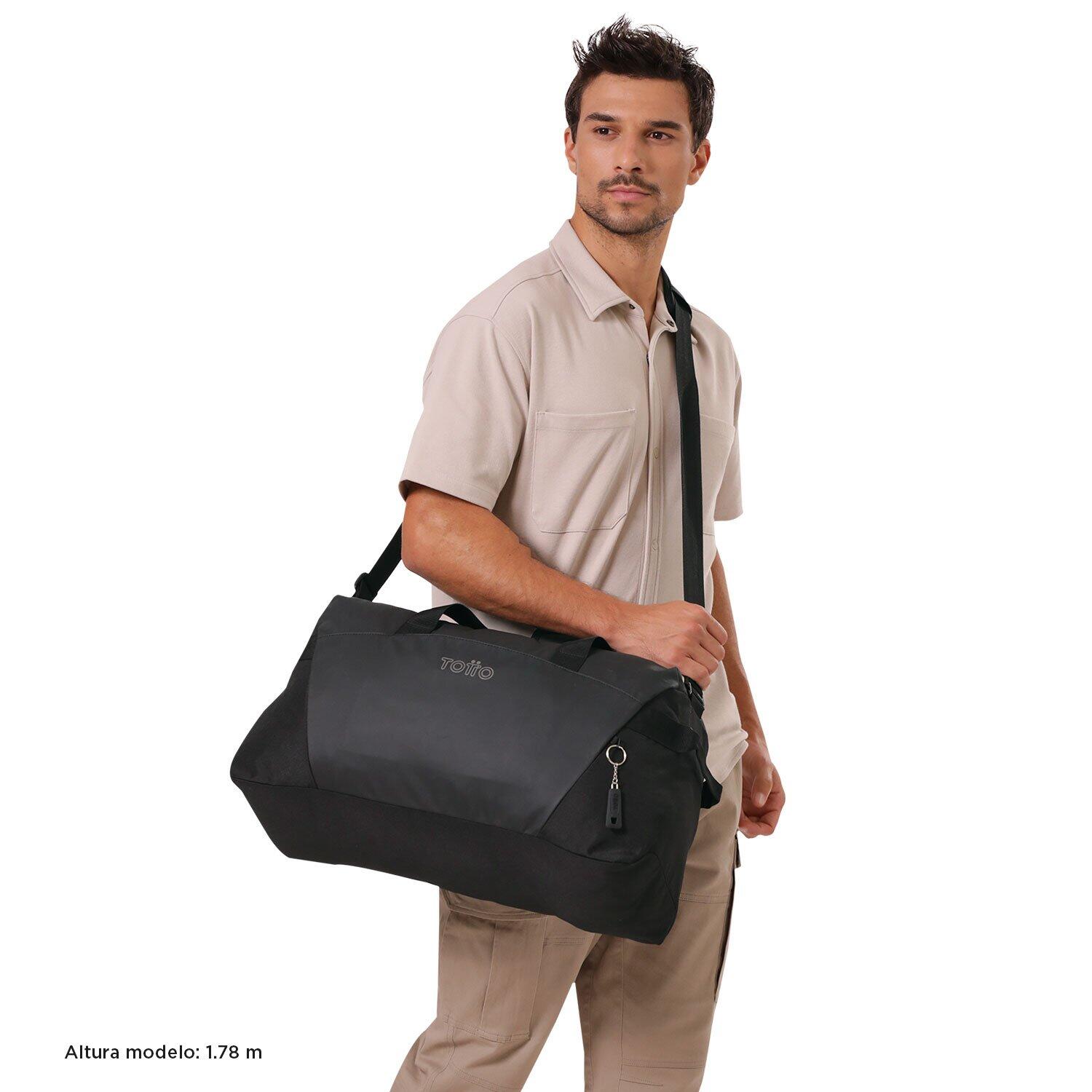Totto  Bolsa Active Pro M - Deep Black Negro Mediano 2/5