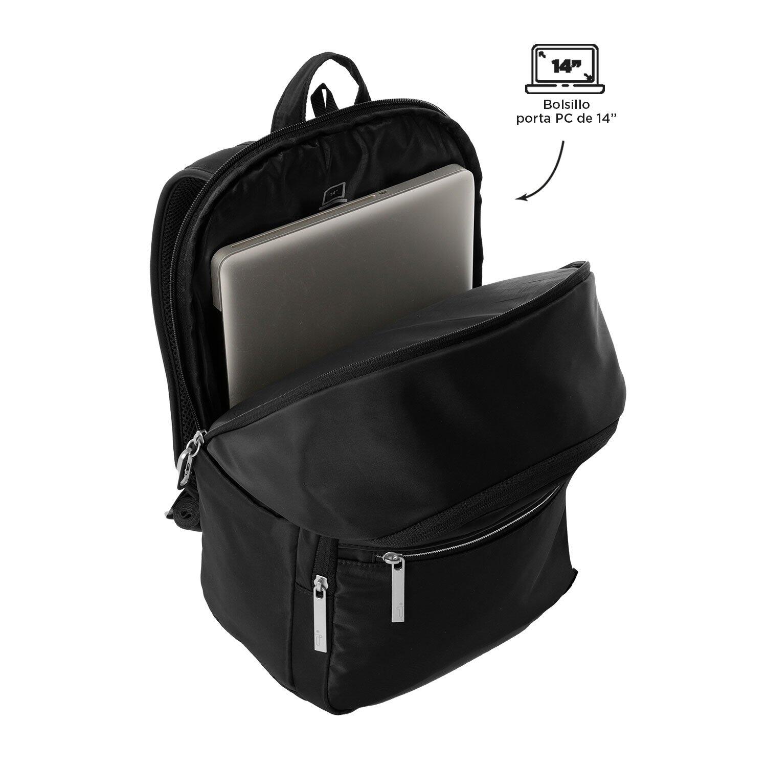 Totto  Mochila Adelaide 3 2.0 - Negro Negro Grande 5/5