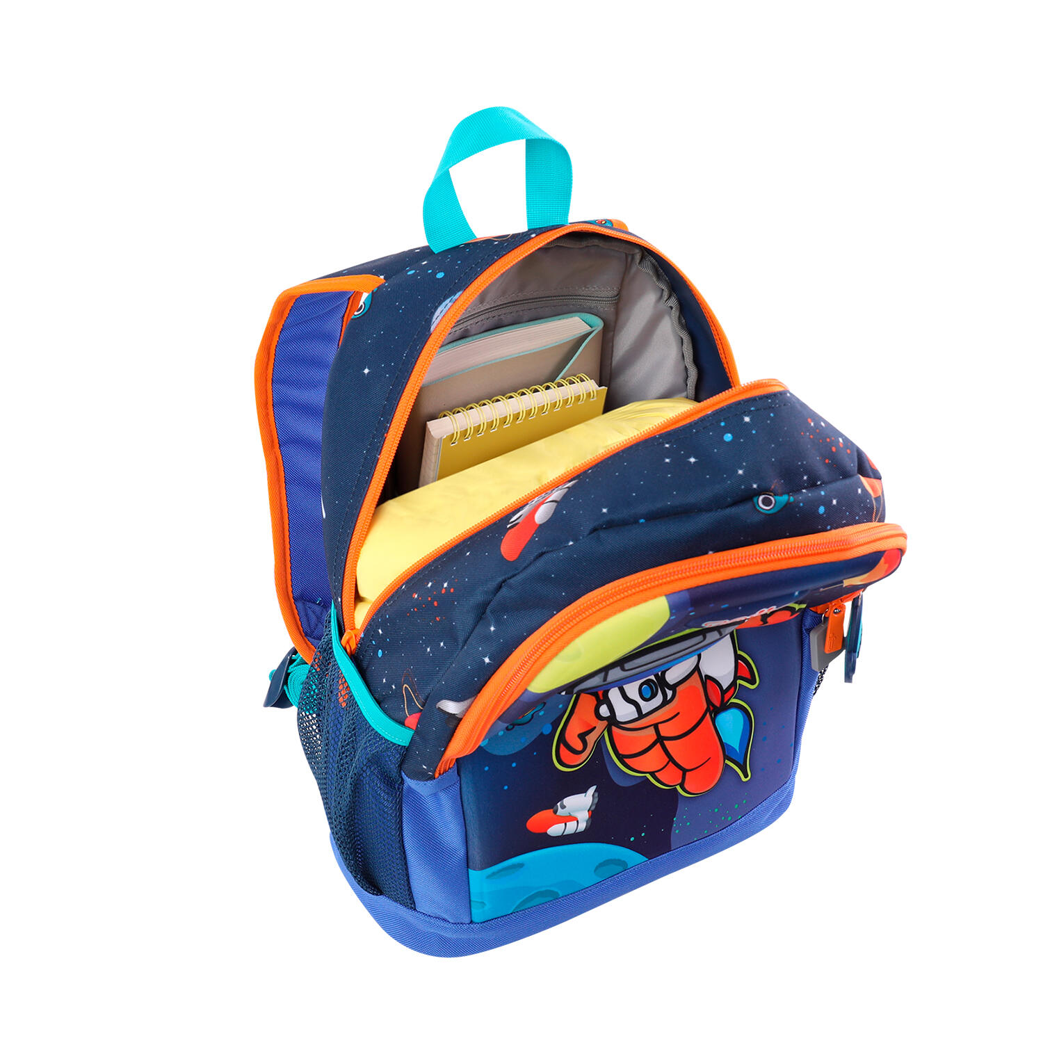 Totto Mochila escolar Cohety Astronauta Naranja Poliéster 26 x 36 x 11 cm 5/5