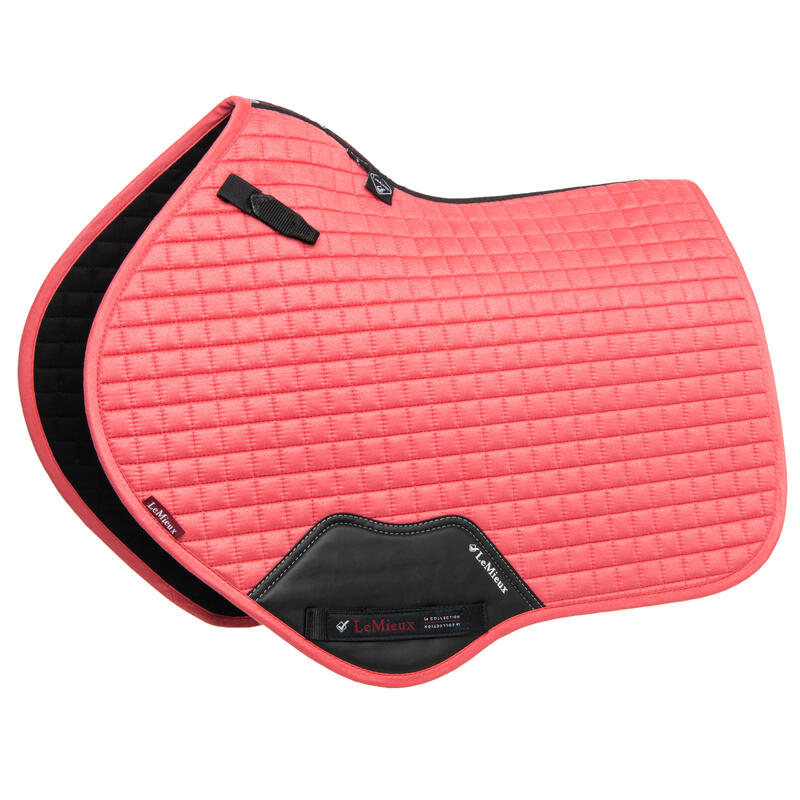 Tapis de Selle Suède Close Contact Papaya taille cheval / full