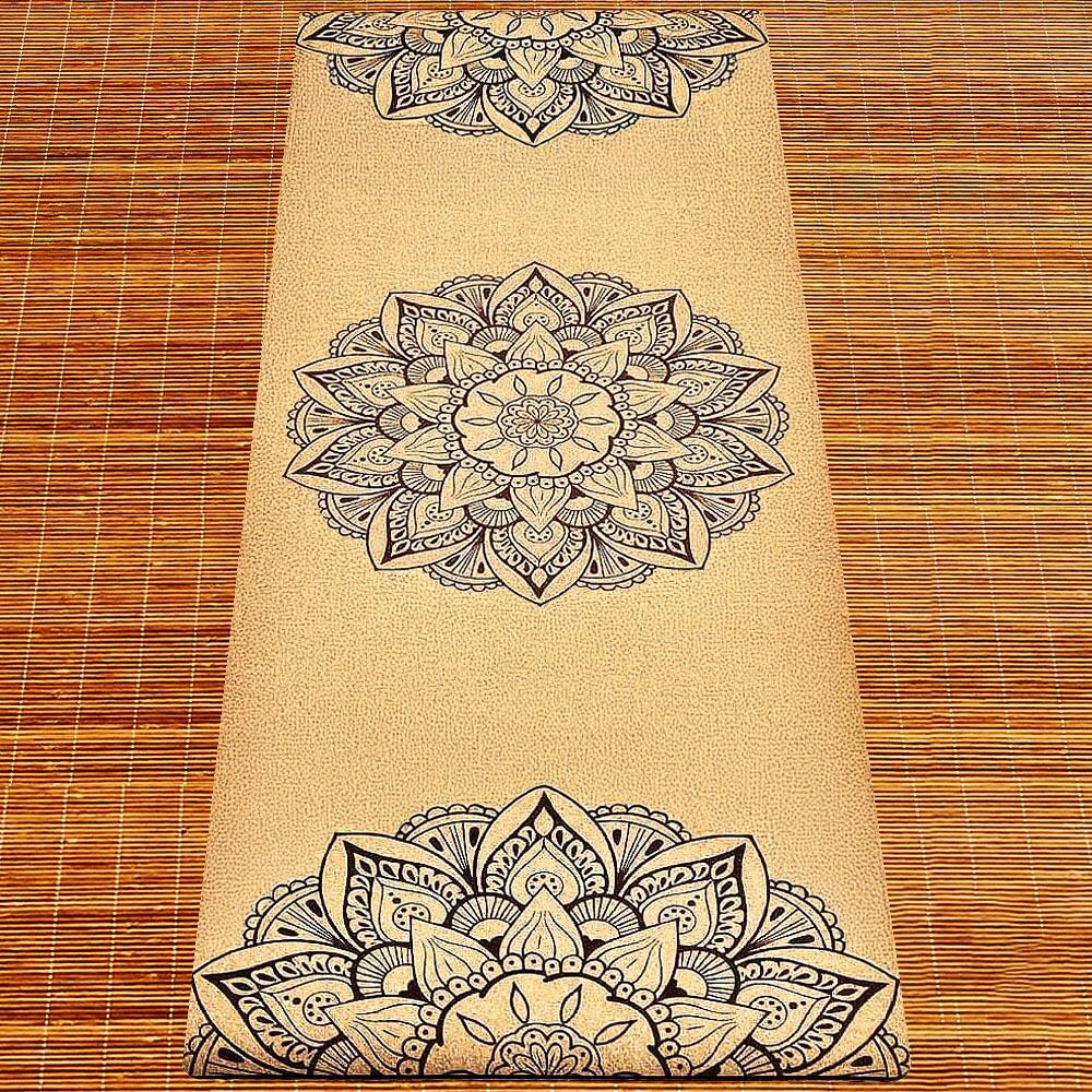 Esterilla de yoga corcho 6mm +Bolsa de corcho, 3 materiales para mayor confort 1 5/7