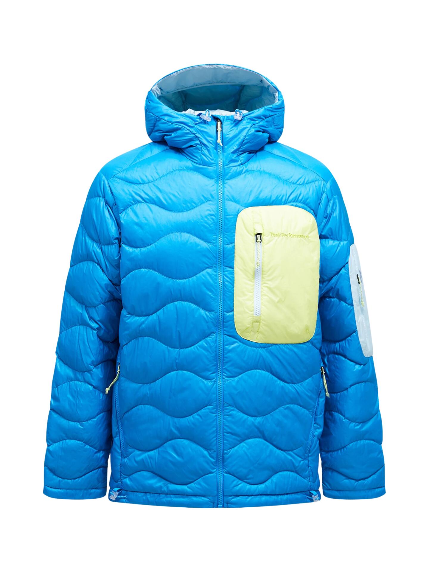 Kurtka Peak Performance puchowa męska Helium Utility Down Hood niebieska - XL 3/6