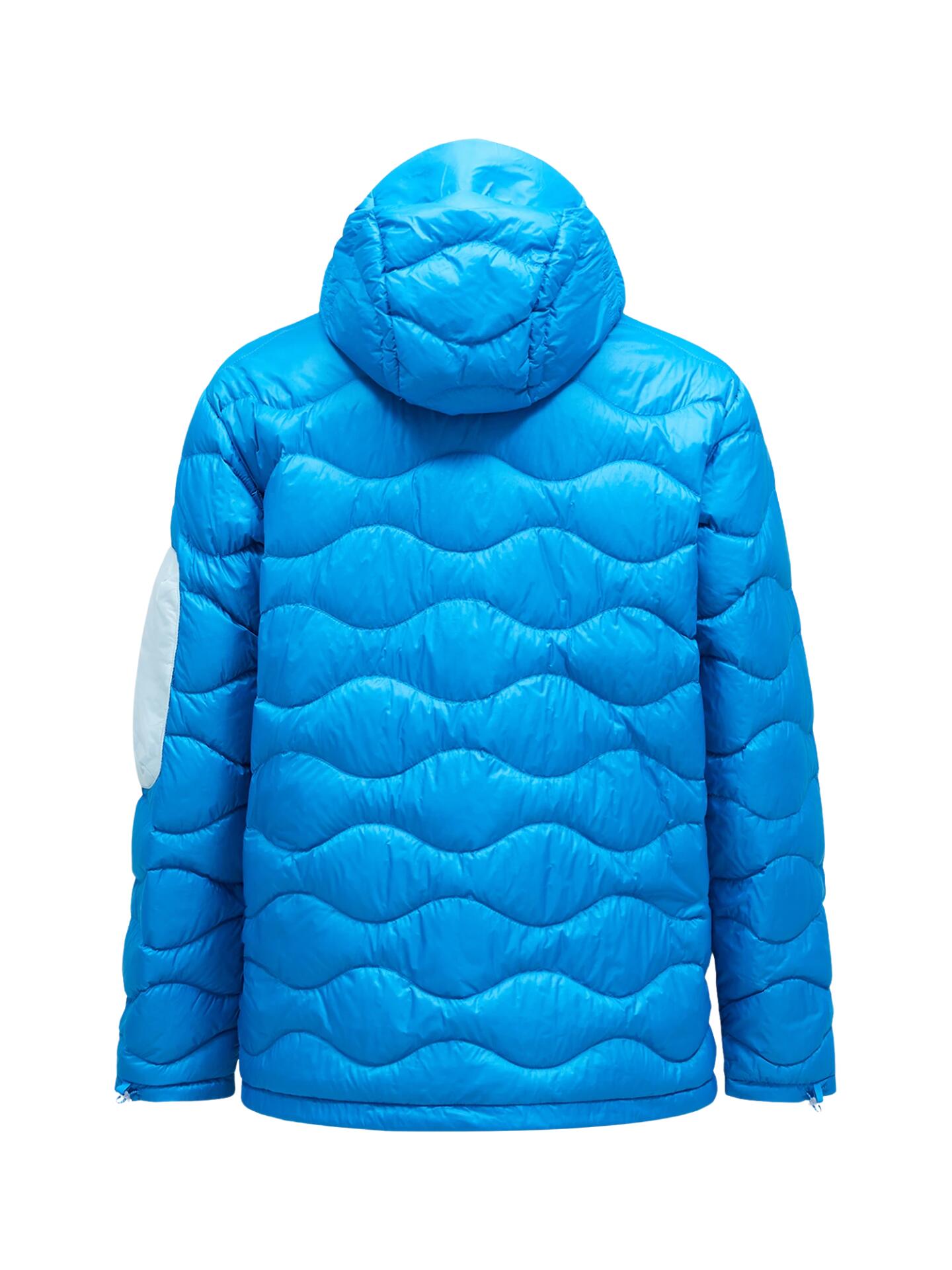 Kurtka Peak Performance puchowa męska Helium Utility Down Hood niebieska - XL 4/6