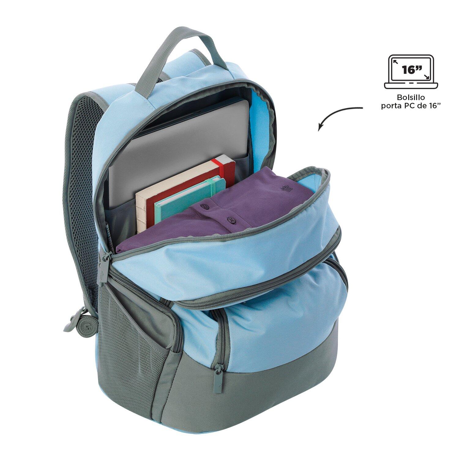 Totto Mochila urbana  Kuat  -Dimensiones:30 x 42.5 x 22 cm-Material:Poliester 5/5