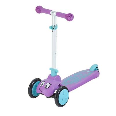 Scooter a 3 ruote per bambini SCOOTIE BUG JEWEL Viola