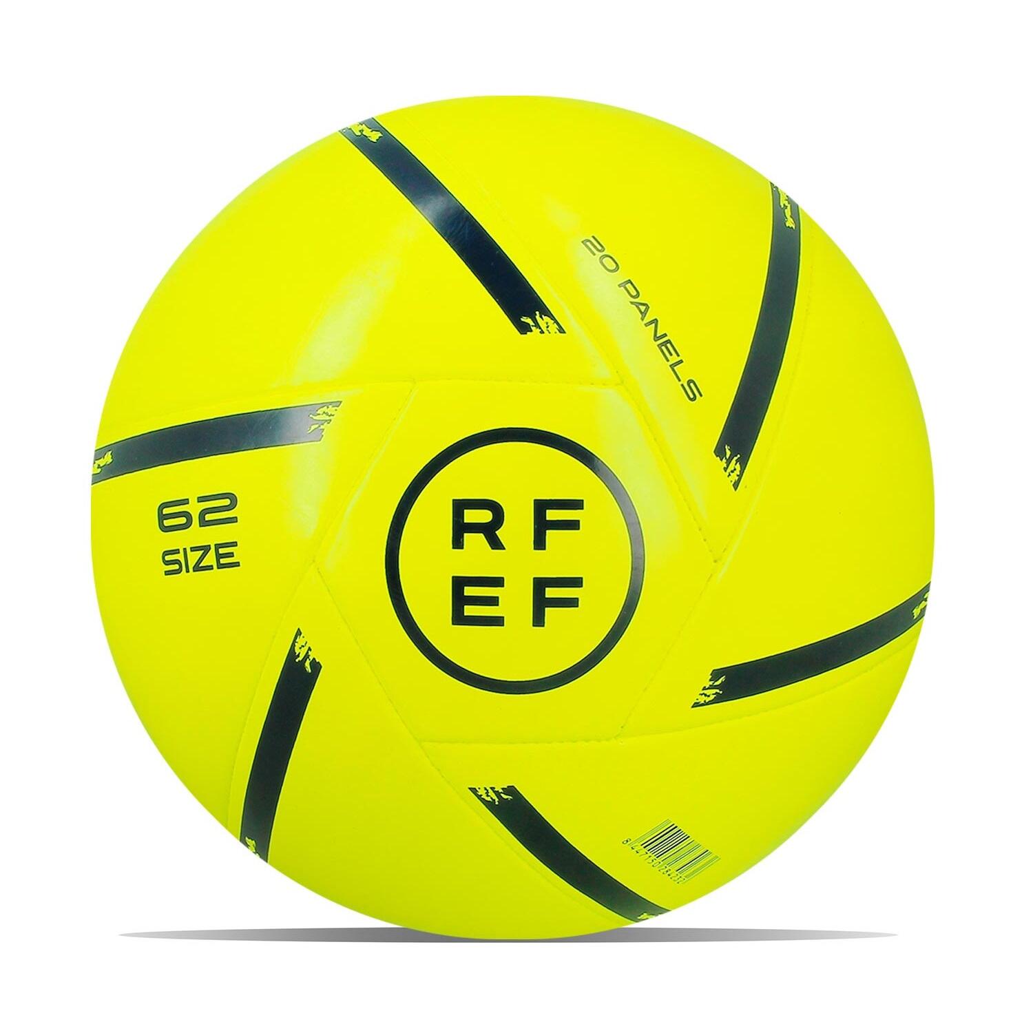 Balón Fútbol Sala Joma TOP 5 Amarillo Flúor/Azul Marino T-58 2/2