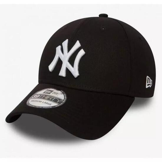 Casquette MLB New York Yankees New Era League Essential 39THIRTY Noir logo blanc