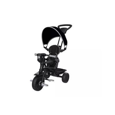 Mitwachsendes Kinderdreirad 4 in 1 DELUXE Schwarz
