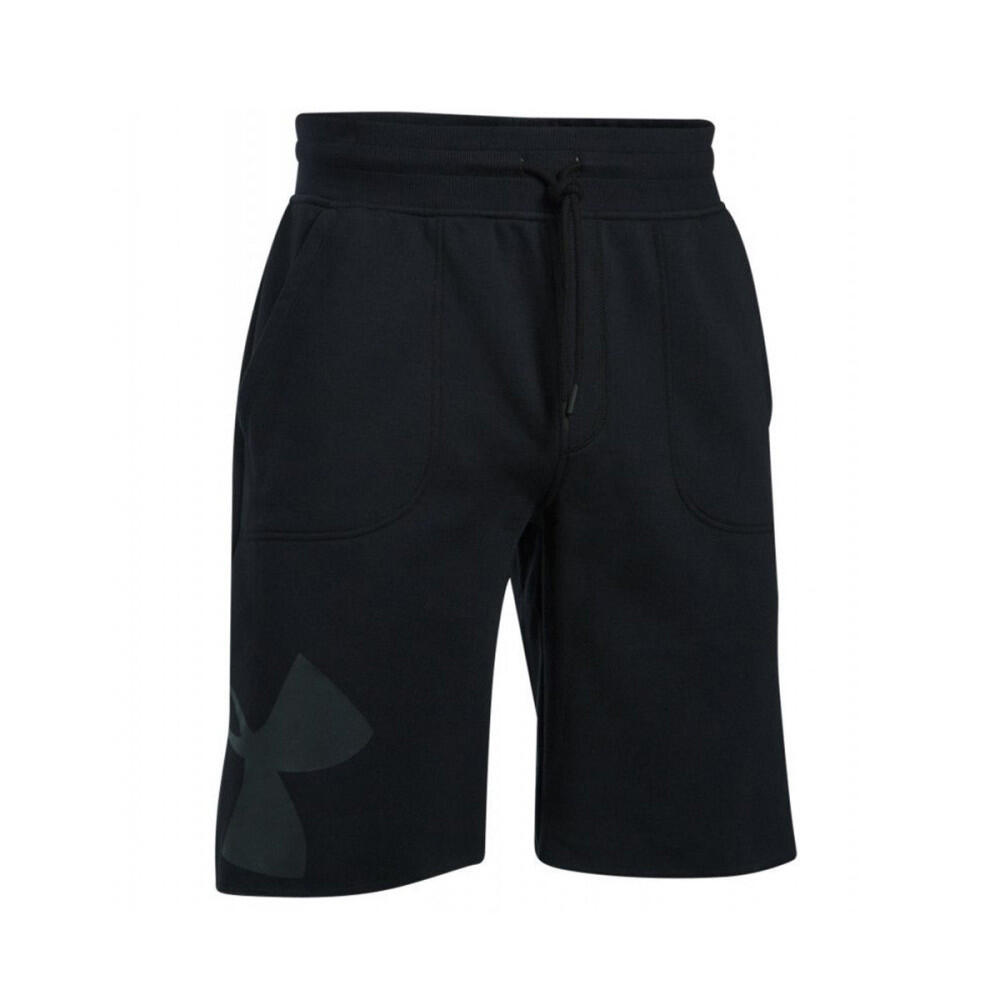 Under Armour - Short Under Armour Rival Fleece Exploded Logo - Short - Noir - 38 S - Decathlon