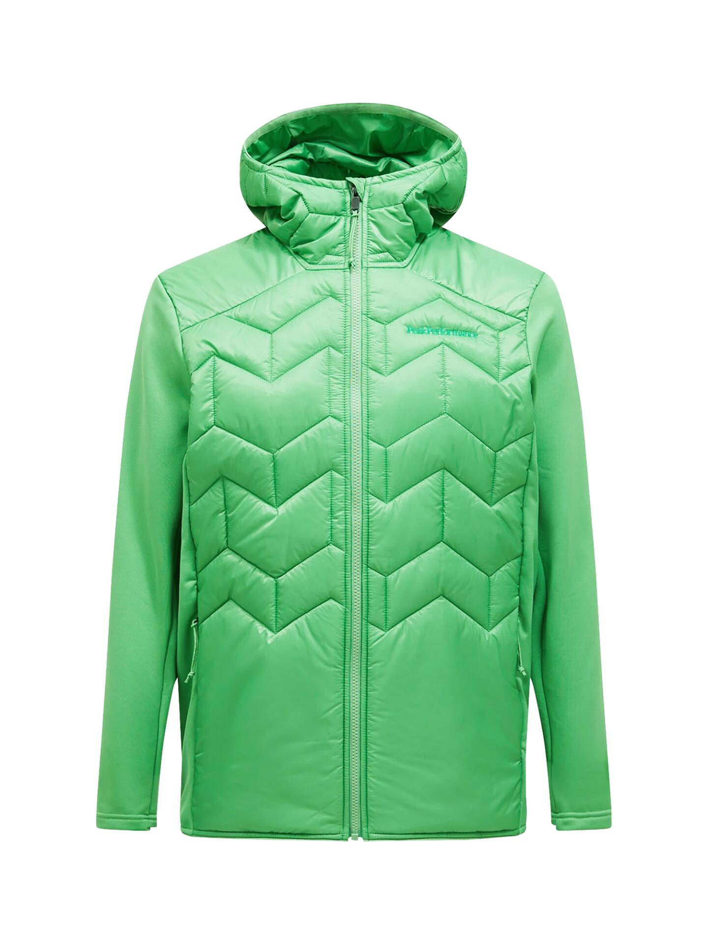 Kurtka Peak Performance męska Elevate Liner Hybrid Hood Jacket zielona - L 3/6