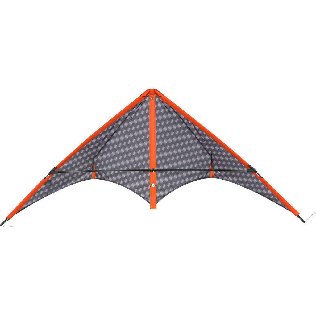 Stunt Kite HQ Stormy Pete Graphite 116000 Grey 140 x 62 cm