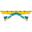 Zmeu de cascadorie HQ Verve Aqua R2F 119393 Galben 252 x 83 cm