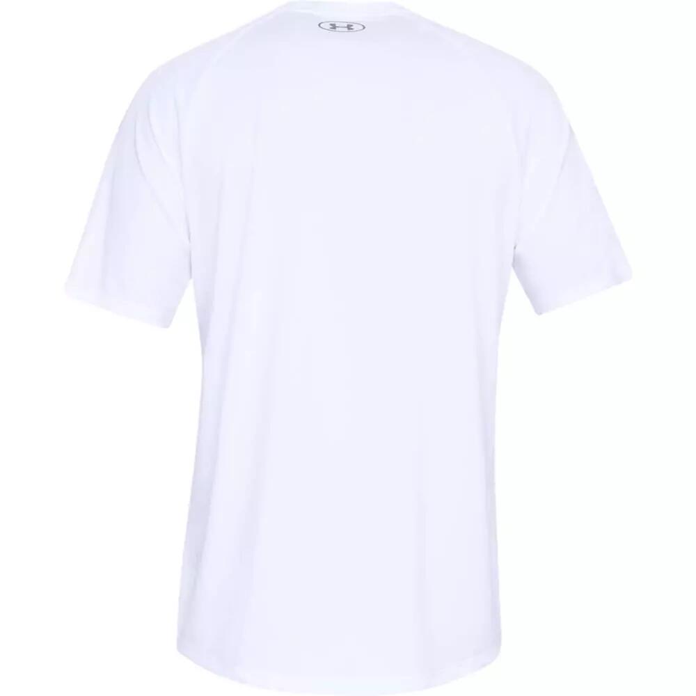Under Armour Tech 2.0 White Men's Short Sleeve Jersey 7/7