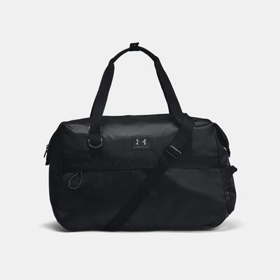 Dames essential gym duffle bag (zwart) einheitsgröße