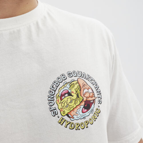 Camiseta manga corta Hydroponic Colaboración Oficial Bob Esponja Blanca 2/4