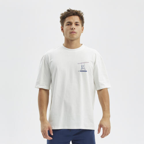 Camiseta manga corta Hydroponic Colaboración Oficial Bob Esponja blanco 3/5