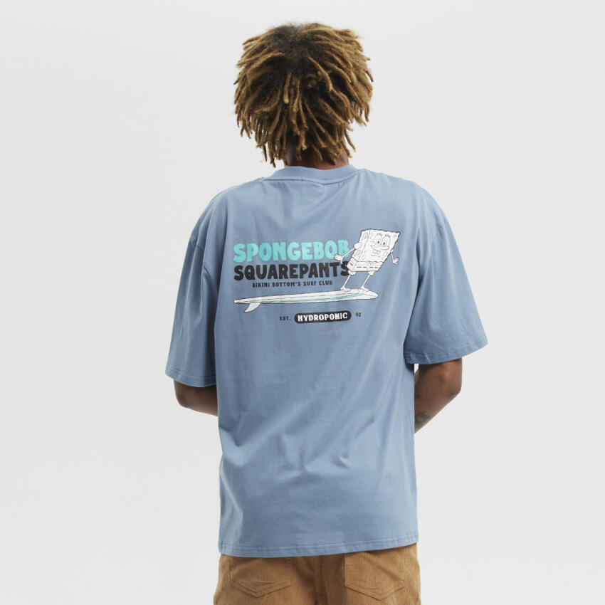 Camiseta manga corta Hydroponic Colaboración Oficial Bob Esponja Azul Grisaceo 5/5