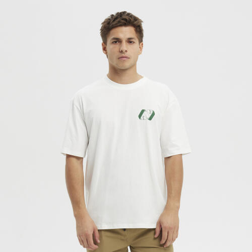 Camiseta manga cortaHydroponic Logo estampado Blanco 2/5