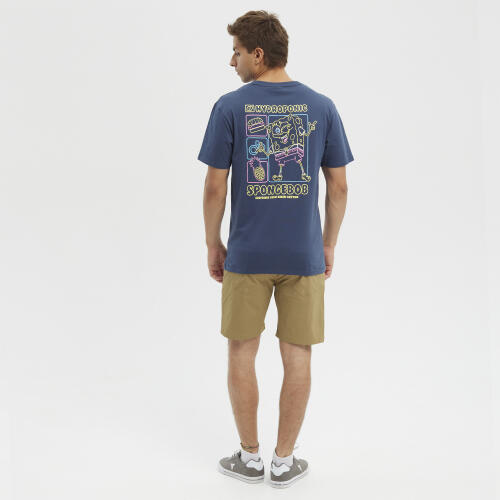 Camiseta manga corta Hydroponic Colaboración Oficial Bob Esponja Aul Oscuro 4/4