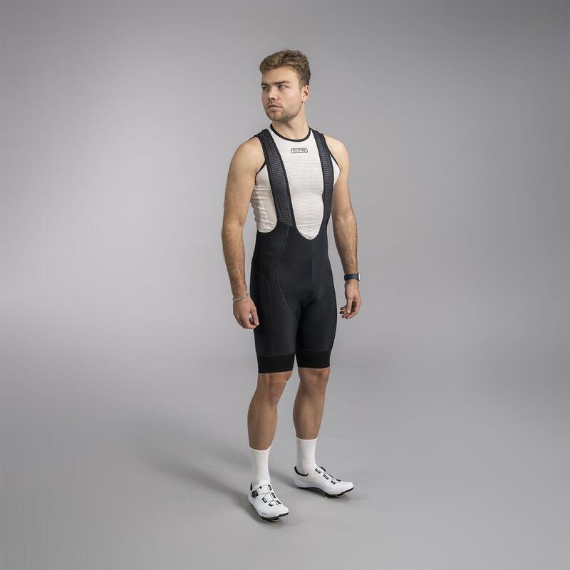 Summer Cycling Bib Shorts Breathable Men - Icon Black