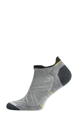 Calze running uomo Smartwool Run Zero Cushion Low Ankle grigio chiaro