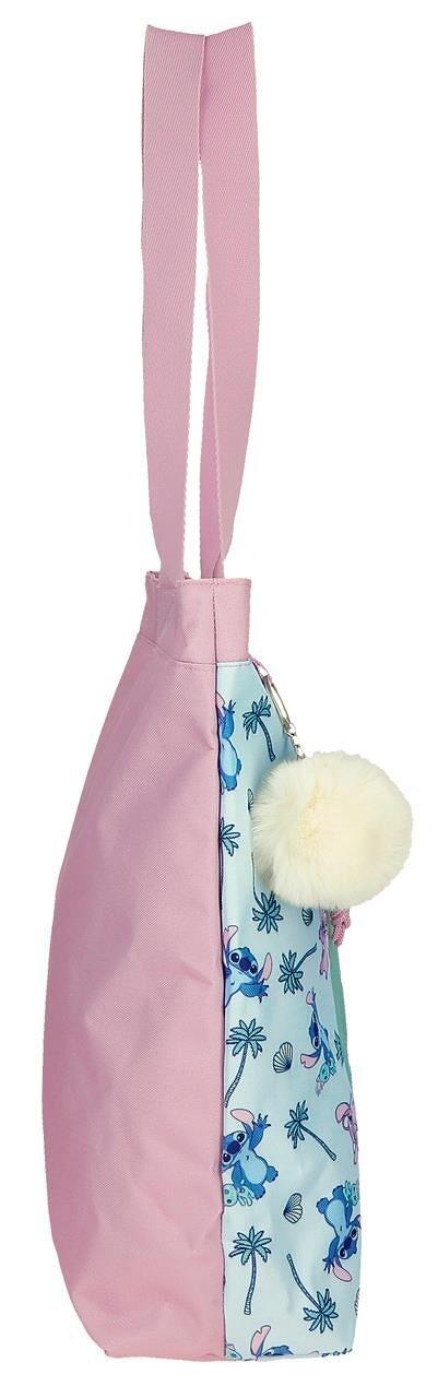 Bolsa Tote menina Disney Just Chill 34cm turquesa 4/4