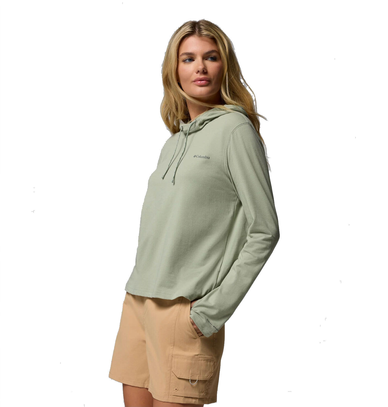 Camisetas Y Camisas Mujer - COLUMBIA Sun Trek L/S Hooded W- Safari 3/6