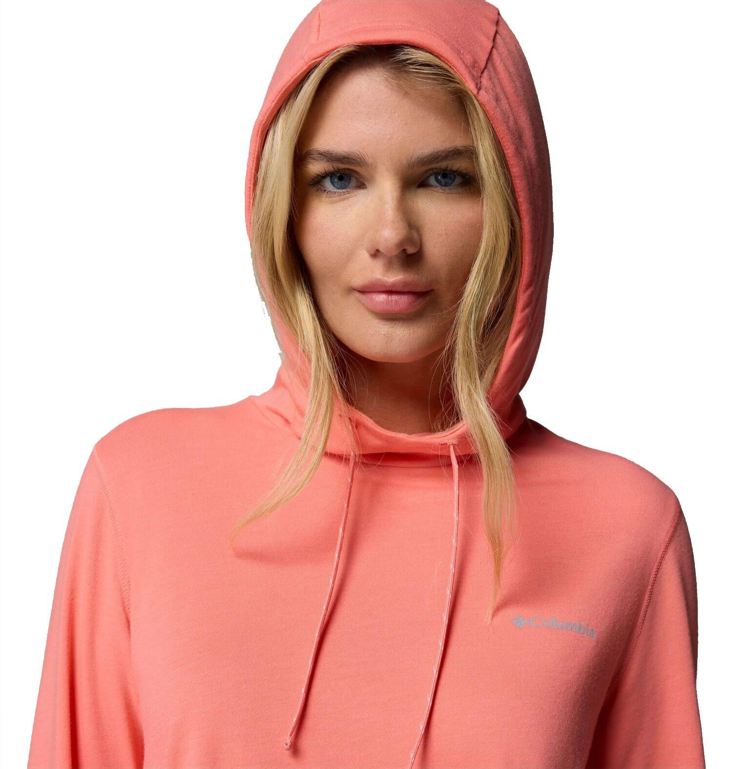 T Shirts Et Chemises Femme - COLUMBIA Sun Trek L/S Hooded W- Alpenglow 4/5