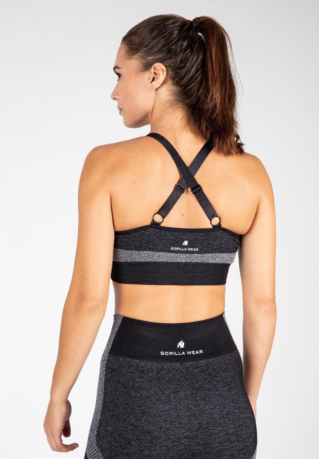 Selah Sans couture Soutien-gorge de sport - Noir 2/7