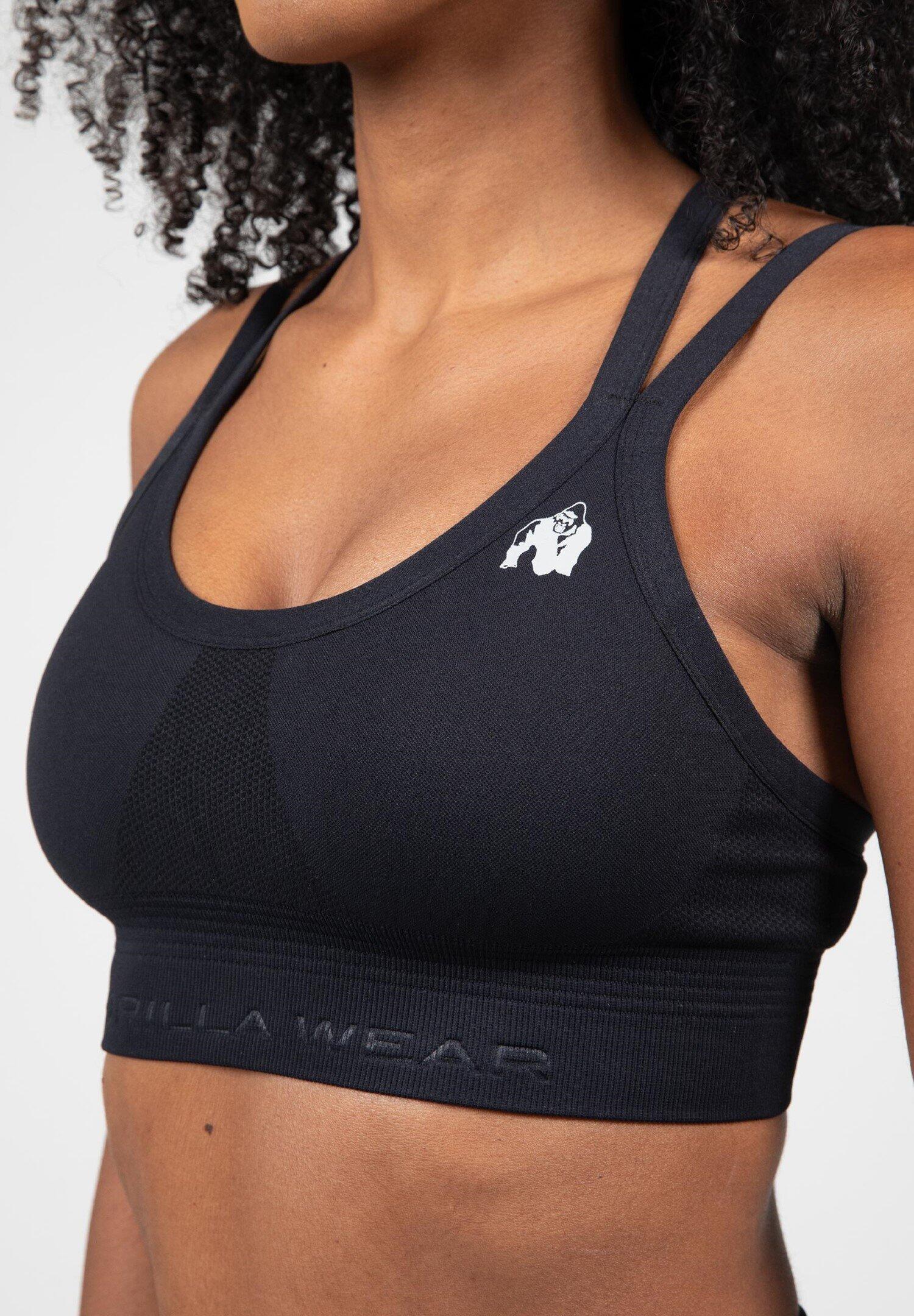 Whitney Sans couture Soutien-gorge de sport - Noir 6/6