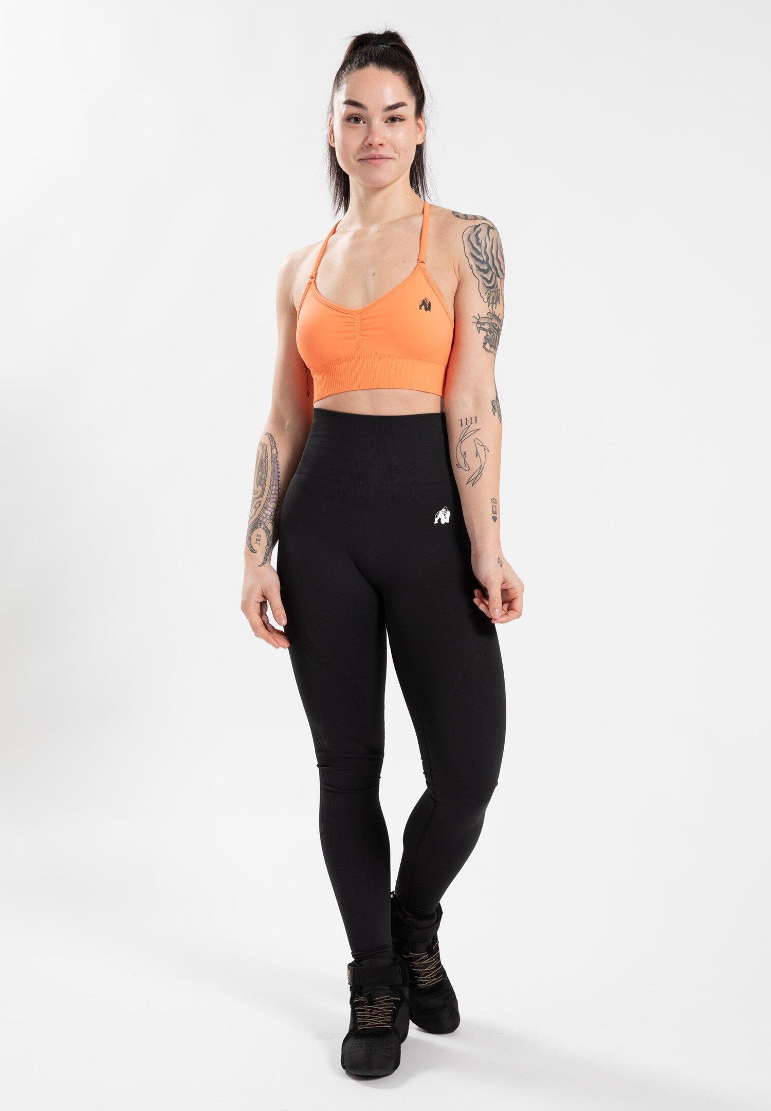 Olivia Sin costura Mallas - Negro 5/6